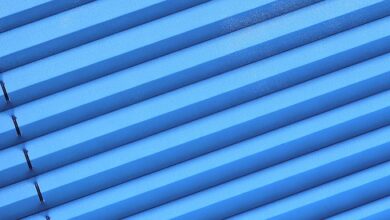 Mit Plisseerollos kann man sich vor neugierigen Blicken schützen